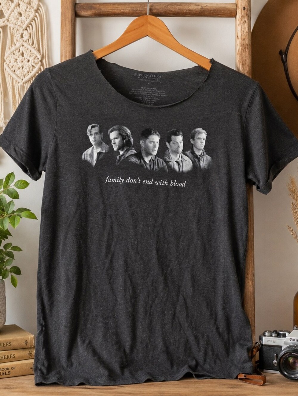 Supernatural Family Don't End With Blood Graphic Tee XS